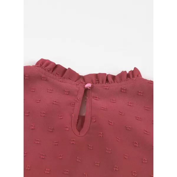 bilbean Girls Elegant Polked Swiss Dot Long Sleeve Shirts Tops 6-15 Years