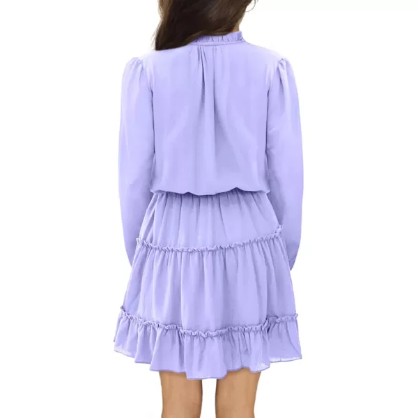 blibean Girl Fall Long Sleeve Dress Kids Floral Bohemian Tiered Dresses 4-15 Years Old