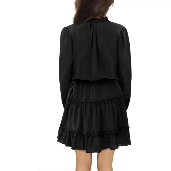 blibean Girl Fall Long Sleeve Dress Kids Floral Bohemian Tiered Dresses 4-15 Years Old