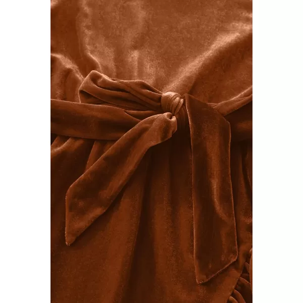 blibean Girl Fall Long Sleeve Velvet Dress Kid Size 6-15 Years Old