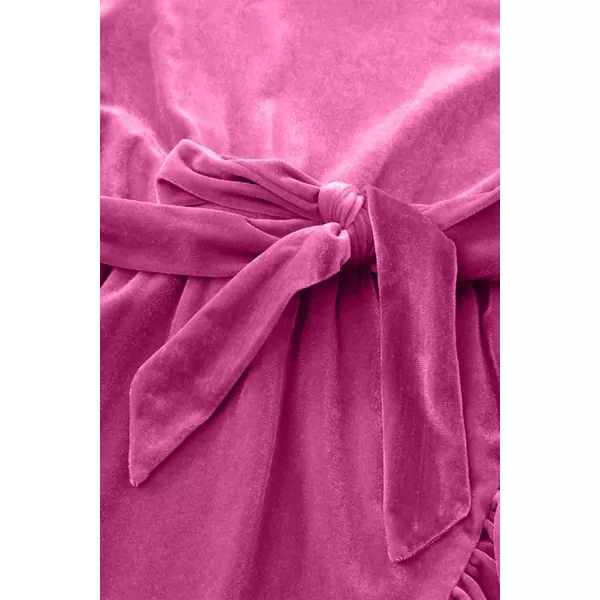 blibean Girl Fall Long Sleeve Velvet Dress Kid Size 6-15 Years Old