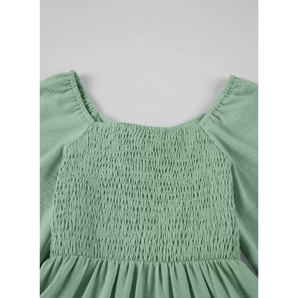 blibean Girls 2024 Fall Dresses Tween Long Sleeve Tie Back Dress Size 6-15 Years
