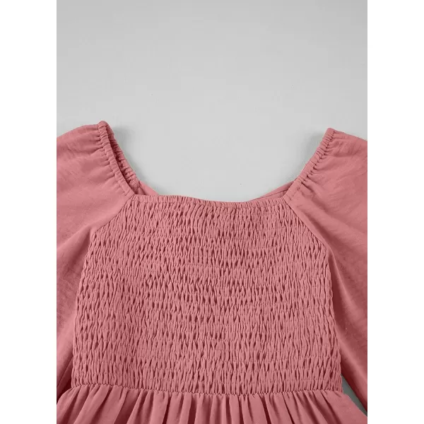 blibean Girls 2024 Fall Dresses Tween Long Sleeve Tie Back Dress Size 6-15 Years