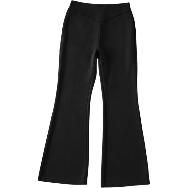 blibean Girls Dressy Bell Bottom School Uniform Pants Size 6-15 Years