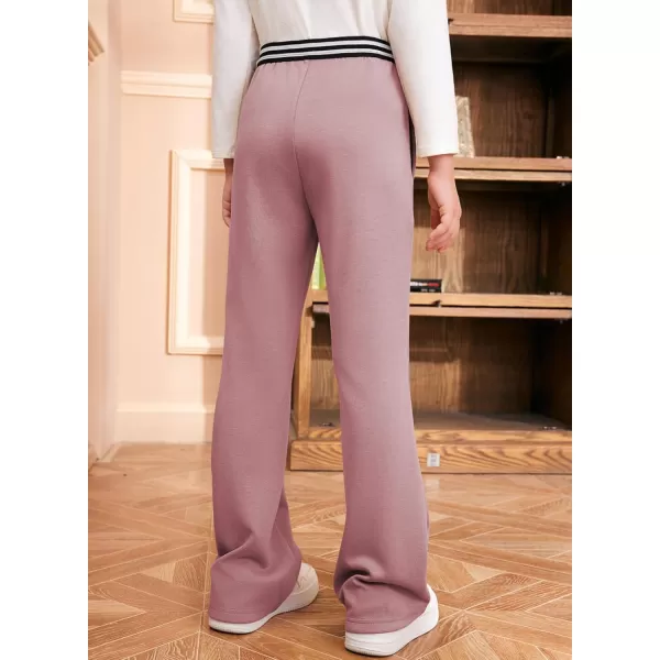 blibean Girls Dressy Bell Bottom School Uniform Pants Size 6-15 Years