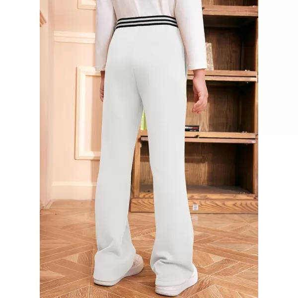 blibean Girls Dressy Bell Bottom School Uniform Pants Size 6-15 Years