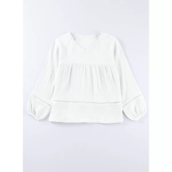 blibean Girls Elegant Boho Long Sleeve Blouse Size 4-13 Years Old