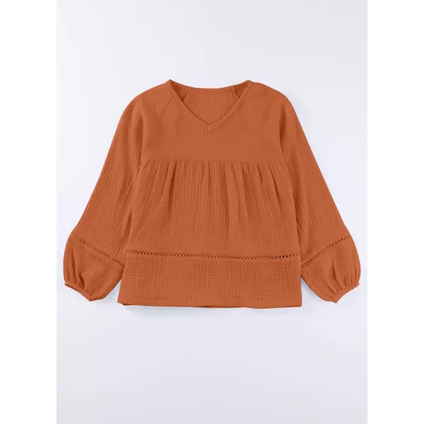 blibean Girls Elegant Boho Long Sleeve Blouse Size 4-13 Years Old