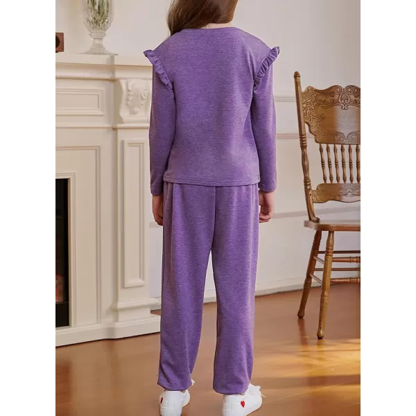 blibean Girls Fall Clothing Sets Stylish Sweatsuit Outfits Size 4-13 Years Old
