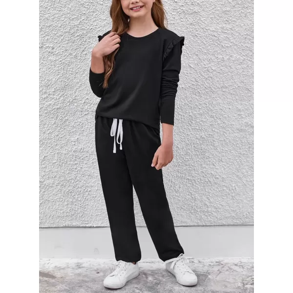 blibean Girls Fall Clothing Sets Stylish Sweatsuit Outfits Size 4-13 Years Old