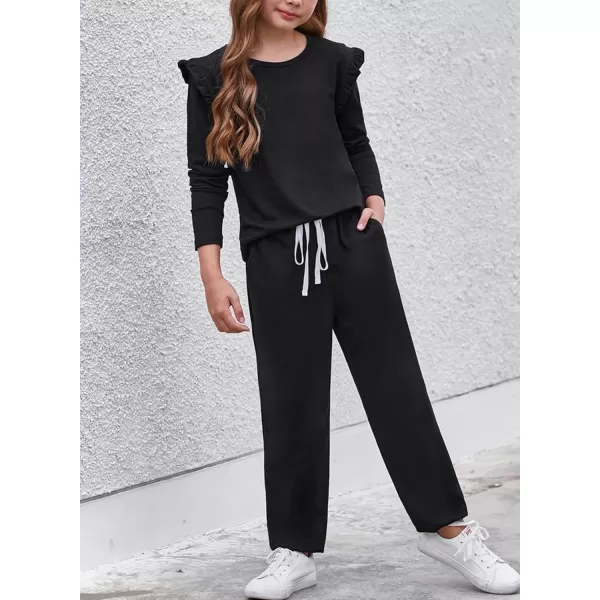 blibean Girls Fall Clothing Sets Stylish Sweatsuit Outfits Size 4-13 Years Old