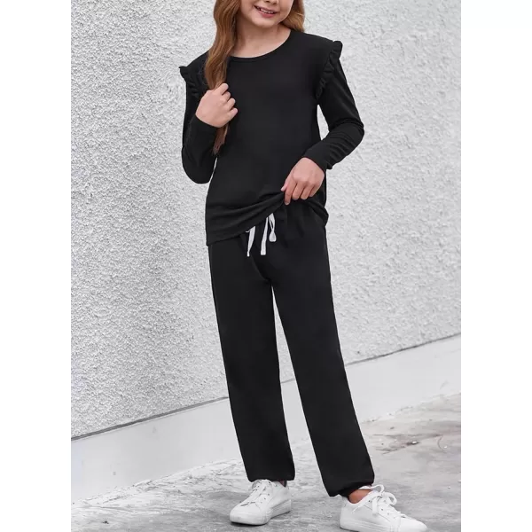 blibean Girls Fall Clothing Sets Stylish Sweatsuit Outfits Size 4-13 Years Old