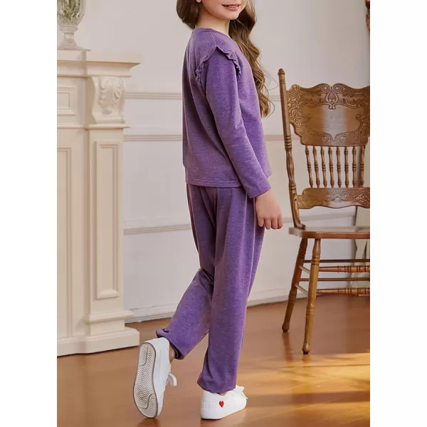 blibean Girls Fall Clothing Sets Stylish Sweatsuit Outfits Size 4-13 Years Old