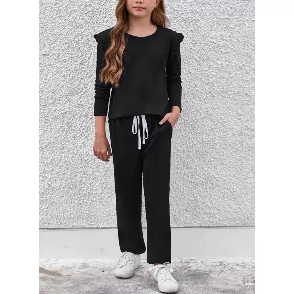 blibean Girls Fall Clothing Sets Stylish Sweatsuit Outfits Size 4-13 Years Old