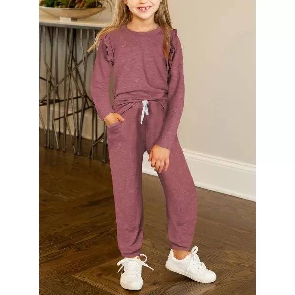blibean Girls Fall Clothing Sets Stylish Sweatsuit Outfits Size 4-13 Years Old
