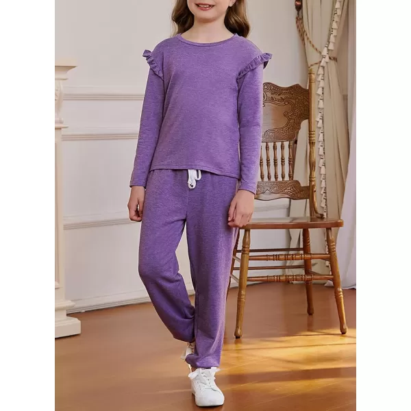 blibean Girls Fall Clothing Sets Stylish Sweatsuit Outfits Size 4-13 Years Old