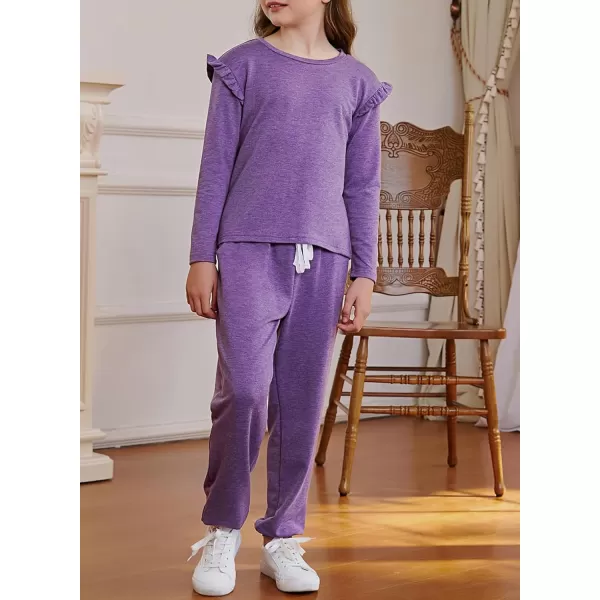 blibean Girls Fall Clothing Sets Stylish Sweatsuit Outfits Size 4-13 Years Old