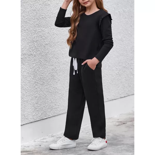 blibean Girls Fall Clothing Sets Stylish Sweatsuit Outfits Size 4-13 Years Old