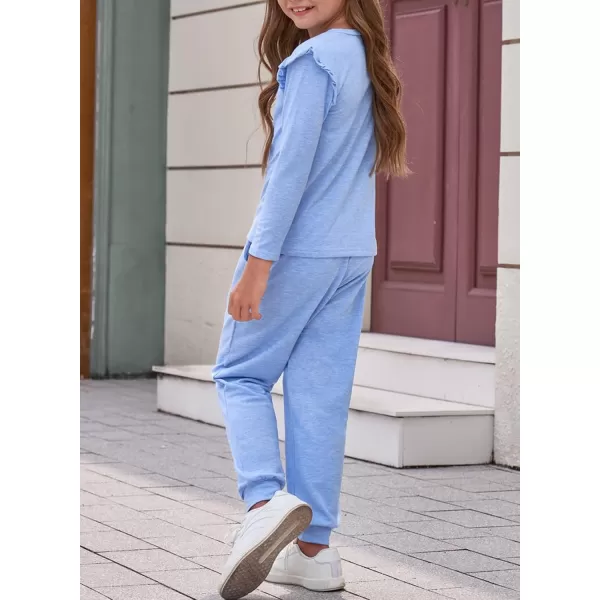 blibean Girls Fall Clothing Sets Stylish Sweatsuit Outfits Size 4-13 Years Old
