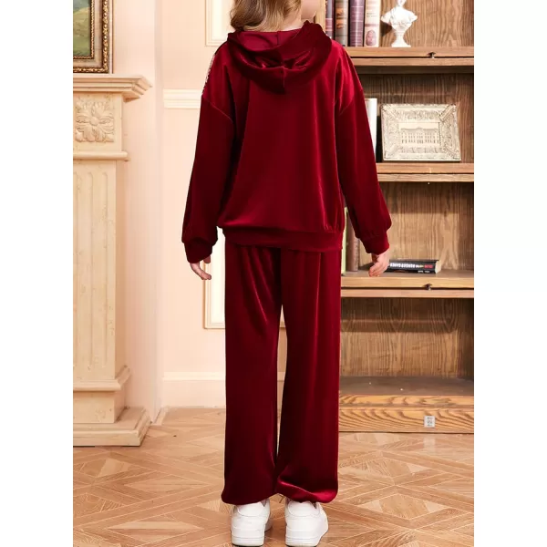 blibean Girls Velvet Clothes Set Tween Leopard Jogger Sweatsuit Outfits Size 6-15 Years