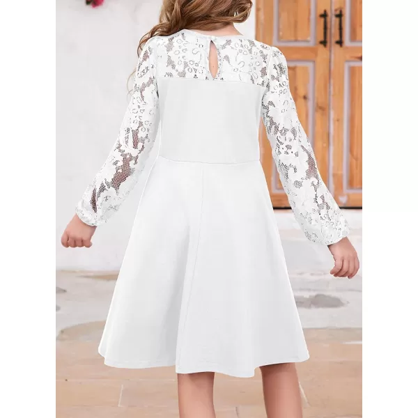 blibean Teen Girls Fall Formal Dresses Kids Long Sleeve Soft Knit Dress Size 6-15 Years