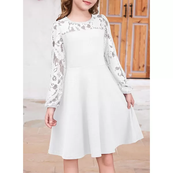 blibean Teen Girls Fall Formal Dresses Kids Long Sleeve Soft Knit Dress Size 6-15 Years