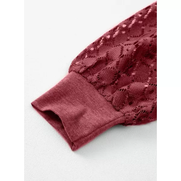 blibean Teen Girls Semi Formal Bloues Kids Lace Long Sleeve Shirts Size 6-15 Years