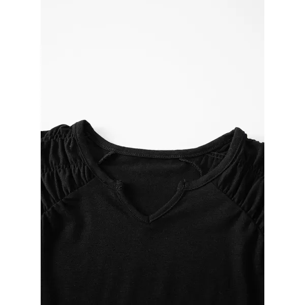 blibean Teen Girls Stylish Tshirt Kids Elastic Short Sleeve Tops Size 6-15 Years