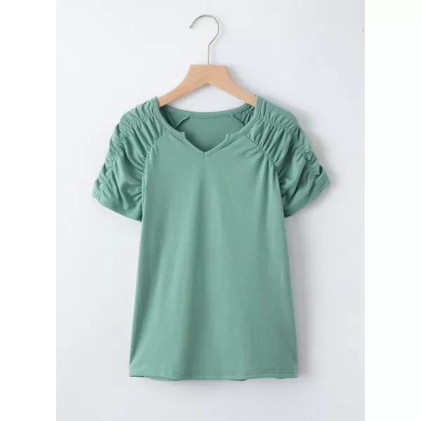 blibean Teen Girls Stylish Tshirt Kids Elastic Short Sleeve Tops Size 6-15 Years