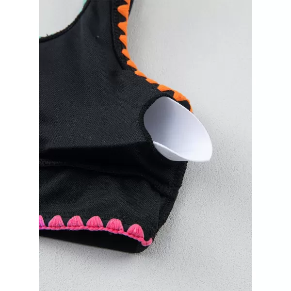 blibean Teen Girls Swimsuits Two Piece Bikini Sets with Chest Pad Size 6-15 Years