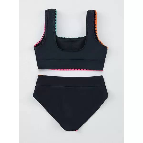 blibean Teen Girls Swimsuits Two Piece Bikini Sets with Chest Pad Size 6-15 Years