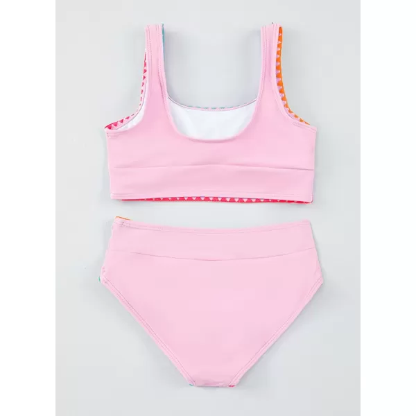 blibean Teen Girls Swimsuits Two Piece Bikini Sets with Chest Pad Size 6-15 Years