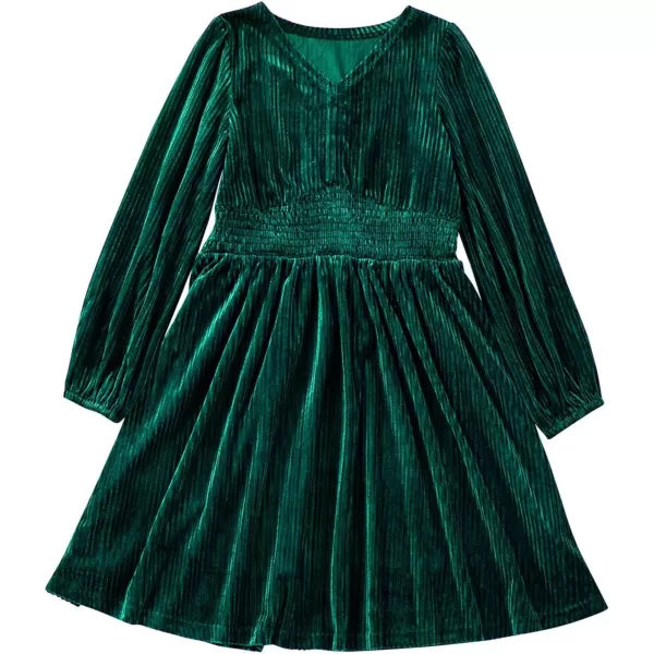 blibean Teen Girls Velvet Dresses Tween Kid Flannel Outfits Size 6-15 Year