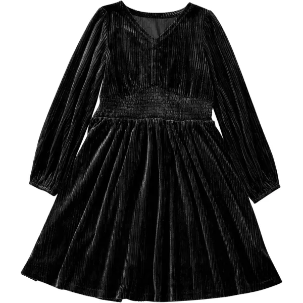 blibean Teen Girls Velvet Dresses Tween Kid Flannel Outfits Size 6-15 Year