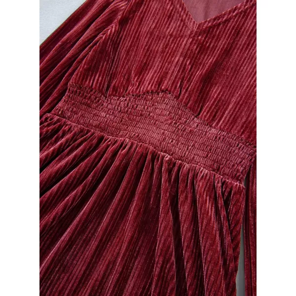 blibean Teen Girls Velvet Dresses Tween Kid Flannel Outfits Size 6-15 Year