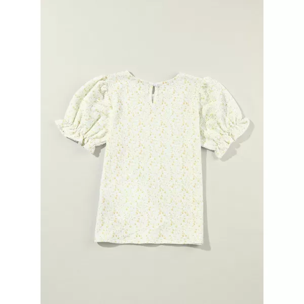 blibean Tween Girls 2024 Boho Floral Puff Sleeve Shirt Size 6-15 Years