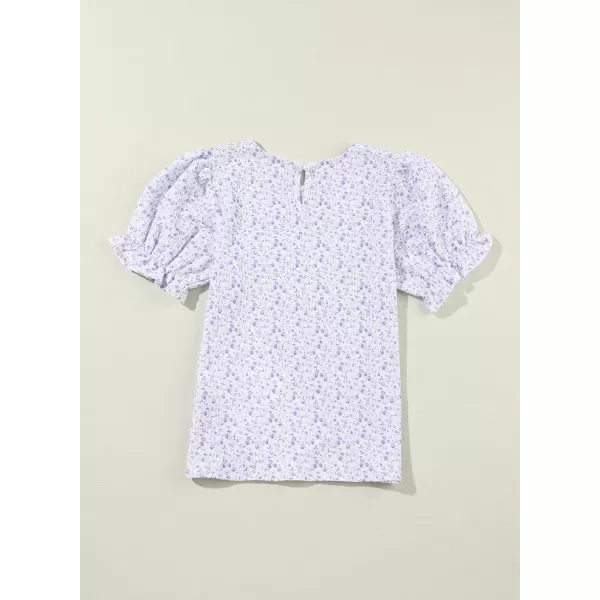 blibean Tween Girls 2024 Boho Floral Puff Sleeve Shirt Size 6-15 Years