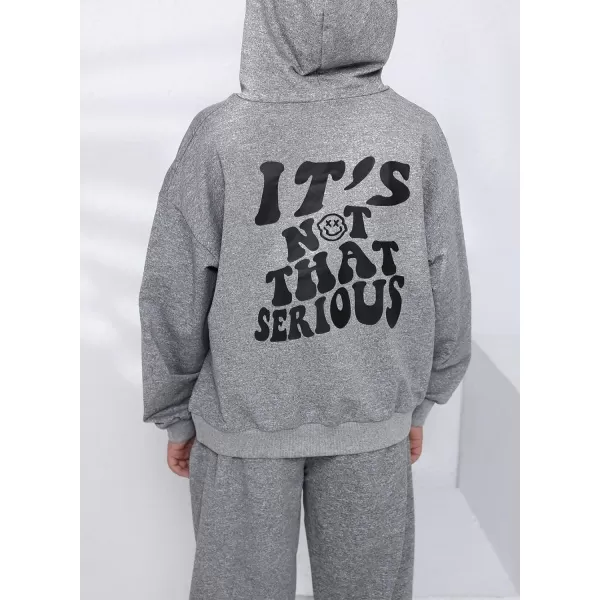 blibean Unisex Boys Girls Smile Sweat Suits Hoodies Pants Sets Size 4-15 Year Old