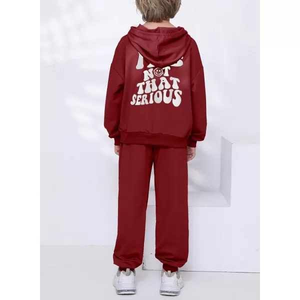 blibean Unisex Boys Girls Smile Sweat Suits Hoodies Pants Sets Size 4-15 Year Old