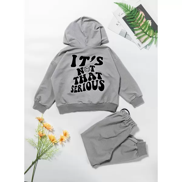 blibean Unisex Boys Girls Smile Sweat Suits Hoodies Pants Sets Size 4-15 Year Old
