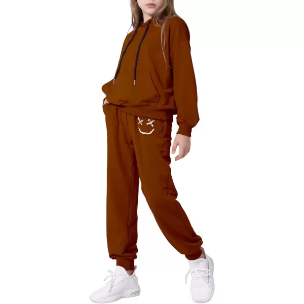 blibean Unisex Boys Girls Smile Sweat Suits Hoodies Pants Sets Size 4-15 Year Old