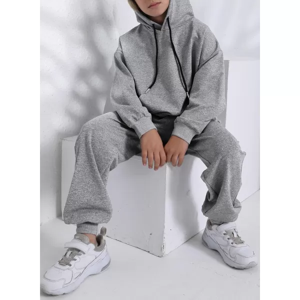 blibean Unisex Boys Girls Smile Sweat Suits Hoodies Pants Sets Size 4-15 Year Old