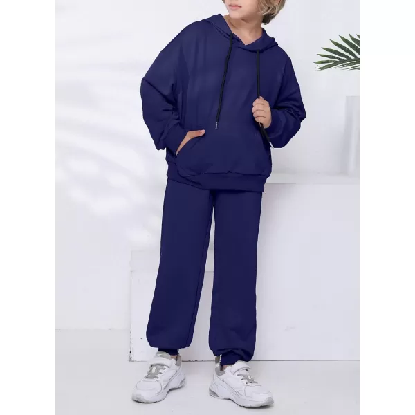 blibean Unisex Boys Girls Smile Sweat Suits Hoodies Pants Sets Size 4-15 Year Old
