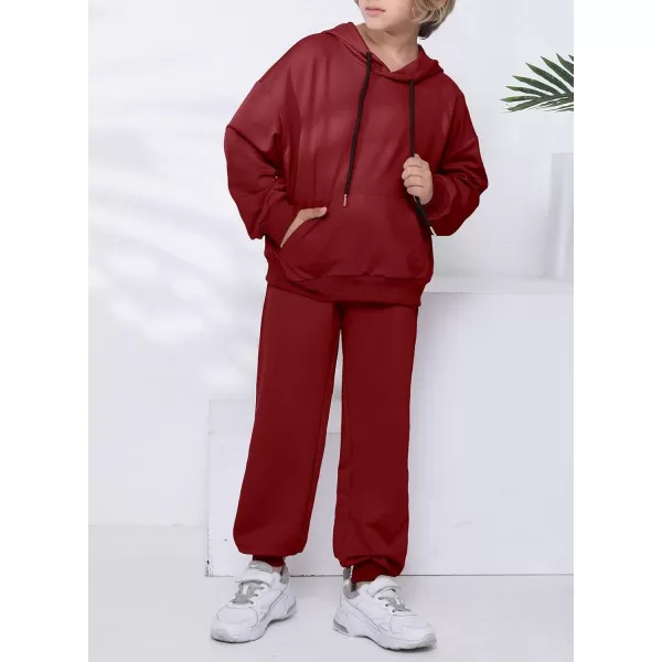 blibean Unisex Boys Girls Smile Sweat Suits Hoodies Pants Sets Size 4-15 Year Old