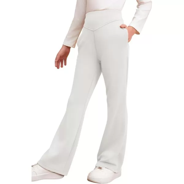 blibean Girls Dressy Bell Bottom School Uniform Pants Size 6-15 Years