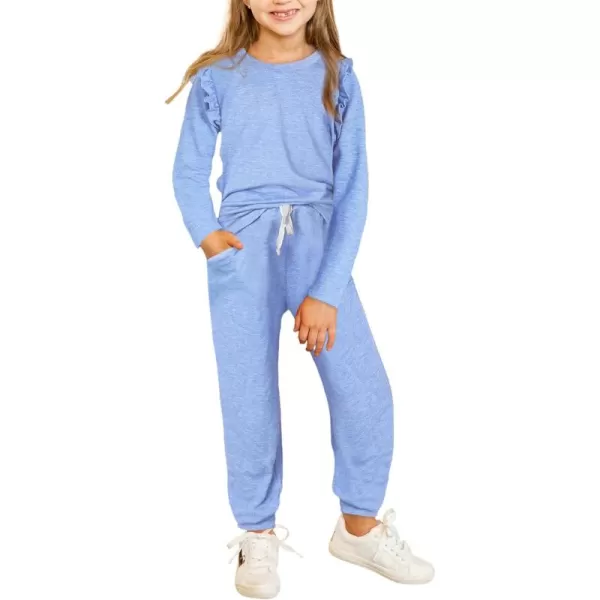 blibean Girls Fall Clothing Sets Stylish Sweatsuit Outfits Size 4-13 Years Old