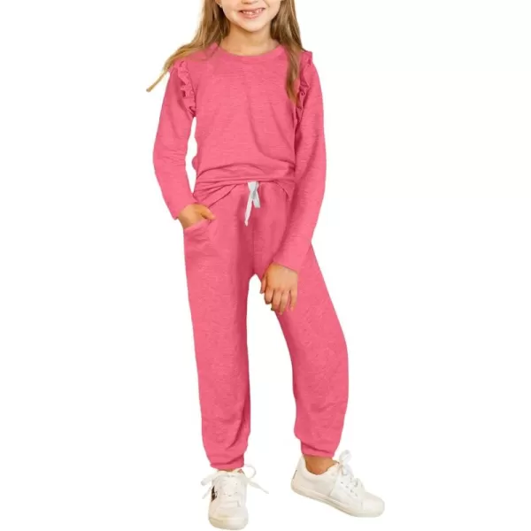blibean Girls Fall Clothing Sets Stylish Sweatsuit Outfits Size 4-13 Years Old