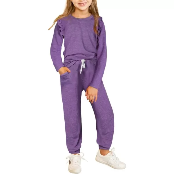 blibean Girls Fall Clothing Sets Stylish Sweatsuit Outfits Size 4-13 Years Old