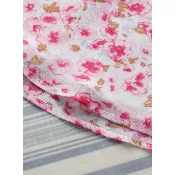 blibean Girl Flower Bell Sleeve Blouse Floral Fall Tops 4-15 Years
