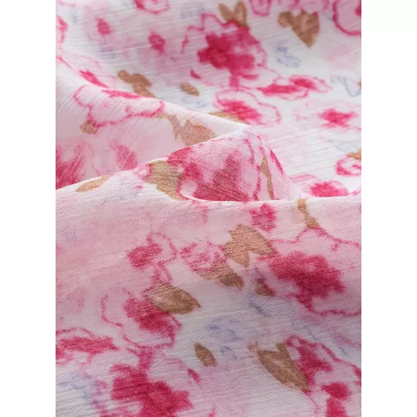 blibean Girl Flower Bell Sleeve Blouse Floral Fall Tops 4-15 Years